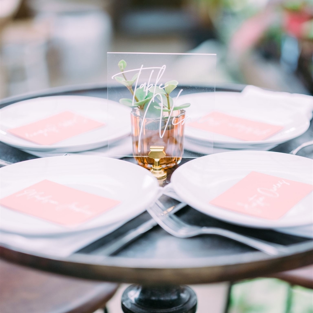 | acrylic table numbers 1-11 |